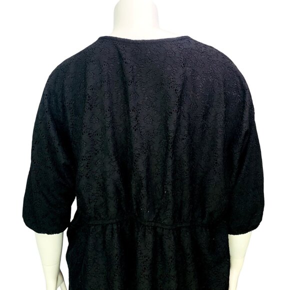 VTG NEW Torrid Kali Surplus Bubble Dress Black Lace Elastic Waist Size 3 | 3X - Picture 9 of 16